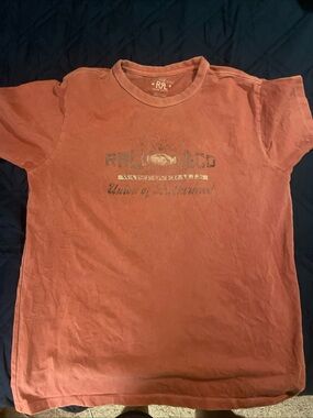 Ralph Lauren Double RL Rust Red Graphic Short Sleeve Tee